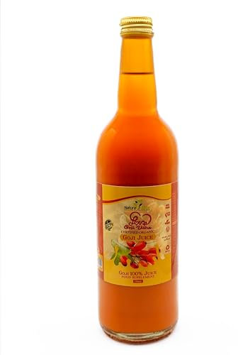 NaturalJuices Love Goji Ultra - 100% Organic Goji Berry Juice, 750ml Glass Bottle | 19 Amino Acids & High Vitamin C | Antioxidant-Rich for Enhanced Immunity & Better Sleep|