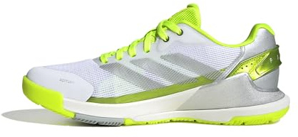 Adidas Damen Crazyquick Lightstrike Padel Shoes, Lucid Lemon/Silver Metallic/Wonder White, 43 1/3 EU