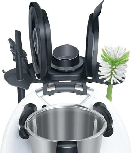 Halter für Thermomix TM6 Zubehör Veranstalter Halter, für Platzierung von Deckel/Spatel/Rührstäbchen/Reinigungsbürste Multifunktionaler Ständer