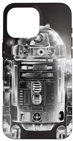 Star Wars R2-D2 Retro Galaxy Black Case for iPhone 16 Pro Max