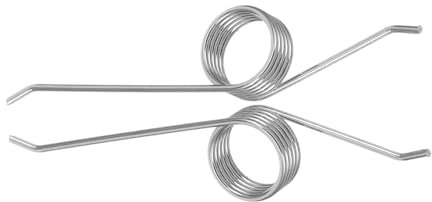 BESPORTBLE 2pcs Torsional Spring for Trash Can Lid Replacement Springs for Garbage Can Repair Small Torsional Springs for Trash Can Lid and Replacement Parts