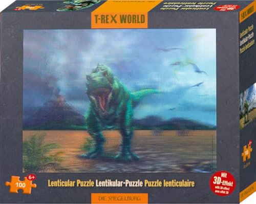 DIE SPIEGELBURG - Lentikular-Puzzle T-Rex - T-Rex World (100 Teile)