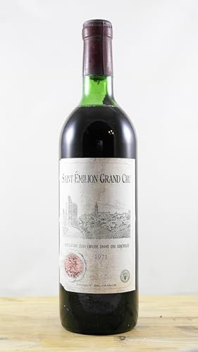 Saint-Emilion Grand Gru Blervaque Bouteille de Vin Millésime 1971 ELA