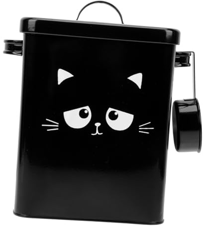 PartyKindom Seau De Stockage Hermétique Pour Nourriture Pour Animaux Conteneur à Croquettes Chats Et Chiens Capacité De Boîte Rangement Pratique Et Étanche Snacks Aliments