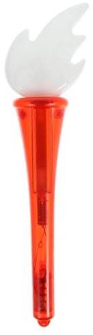 NUOBESTY Glowing Torch Led Torch Toy for Party Games Cheering Sticks for Sports Events Flashing Lights for Cosplay Performance