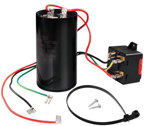 Beaquicy 5-zu-1-Kompressor-Spar-Set CSR-U3 (208–240 V), verlängert die Lebensdauer des Kompressors, reduziert Startverstärker für 4–5 Tonnen AC/HVAC-Kühlschrank und Gefrierschrank mit Kondensator