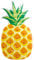 INTEX Matelas gonflable Ananas