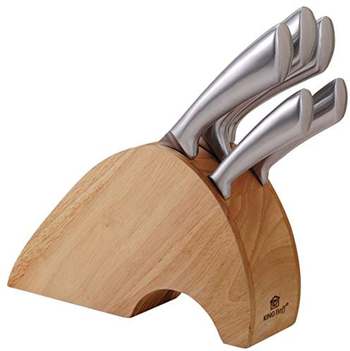 Messerset Messerblock Messer Set KINGHOFF KH-1151 in Block aus Holz