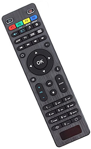 amiroko Ersatz-Fernbedienung für mag254 mag250 255/256/257/260/275/349/350/351/352 Ott TV Box IPTV SET-TOP-BOX, SCHWARZ