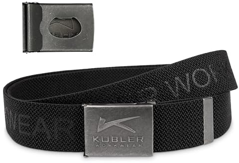 Kübler 83039217-99-ST Stretchgürtel mit Flaschenöffner in Schwarz