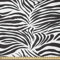 ABAKUHAUS Schwarz-Weiss Stoff als Meterware, Wilde Zebra-Linien, ausdehnbar mit Elestan für Heimwerkarbeiten und Näharbeiten, 10Meters, Weiß und Schwarz