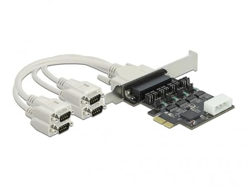 Delock PCI Express Karte zu 4 x Seriell RS-232 mit