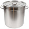 Olla con tapa, cubo de sopa de acero inoxidable, olla de cocina de acero inoxidable, mango al tacto frío, 40 cm, 50 L/45 cm, 70 L. (45 cm, 70 L)