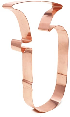 The Fussy Pup Ausstechform Tuba - 13,3 x 7,6 cm Kupfer handgefertigt in den USA - Musikinstrument Backwerkzeug und Geschenk für Musikliebhaber