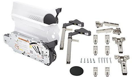 Puertas abatibles SET Blum® AVENTOS HF 20F2501 blanco seda (para alturas de cuerpo de 700 a 900 mm/LF 5350-10150 / ancho de cuerpo hasta 1800 mm)