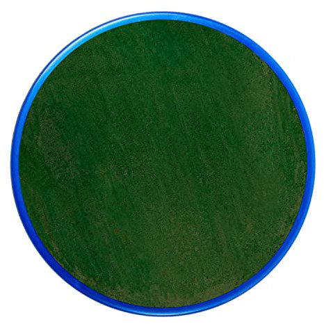 UKDeals Direct® Classic Face and Body Paint 18 ml Professional Water Based, Single Cake Makeup Supplies for Adults, Kids (Dark Green)