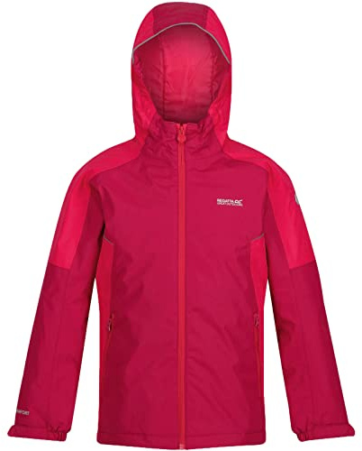 Regatta Hurdle IV Waterproof Insulated Jacket Berry Pink or Pink Potion 3-4yrs