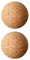 2 Pieces Wooden Cork Ball Wine Stopper, Cork Ball Stopper for Wine Decanter Carafe Replacement 2.1 Inch/ 5.5 cm