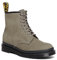 Dr. Martens Unisex 1460 Milled Nubuck Leather Mode-Stiefel, Nubuk Wp Nubuk Gemahlen Grau Nickel, 47 EU