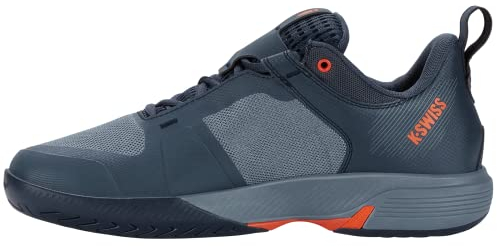 K-Swiss Performance Herren ULTRASHOT Team Tennis Shoe, Windward Blue/Orion Blue/Scarlet Ibis, 43 EU