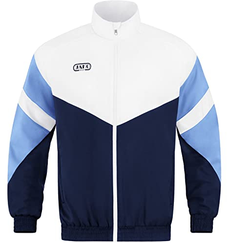 JAKO Retro Freizeitjacke blauweiss, 2XL Herren