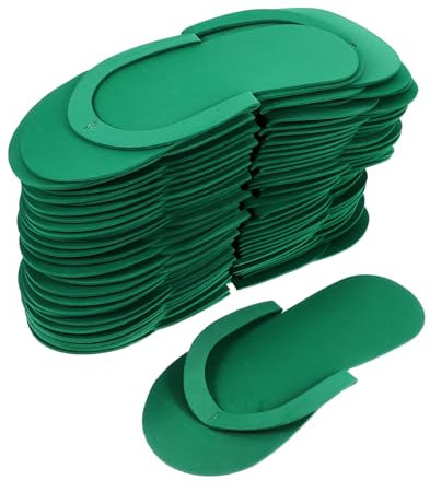 Ciieeo Jelly Pedicure 36 Paires Mousse Pantoufles de Pédicure de Mousse EVA Pantoufles de Pédicure Antidérapante Tongs pour Salon Ongles Spa (Couleur Aléatoire) Tongue Usage Unique