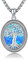 ONEFINITY Tree Of Life Necklace 925 Sterling Silver Tree Of Life Pendant Blue Opal Family Tree Of Life Jewellery Gift For Women Men