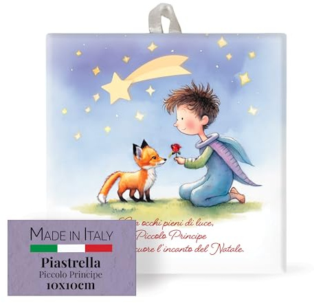 Fratelli Bonella | Ceramic Nativity Tile 10 x 10 cm in Gift Box | Made in Italy