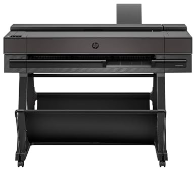 HP DesignJet T850 91 cm (2Y9H0A), Großformatdrucker, Plotter, Standard A4-A0, 90 A1-Drucke/Stunde, Wi-Fi, Ethernet, USB, 2400x1200 DPI, Flex Tech Tinten, 2 Jahre Garantie, Schwarz