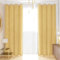 PETTI Artigiani Italiani - Tende Velluto a Pannelli per Interno con Anelli 2 Pezzi 140x280cm, Tenda Velluto Camera da Letto e Soggiorno Oscuranti Isolanti e Moderne, Oro, 100% Made in Italy