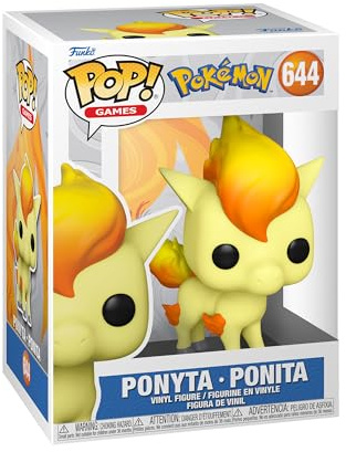 Funko POP! Games: Pokemon - Ponyta | Offizielles Gaming Merch - Vinyl Sammelfigur als Regal Deko - Geschenkidee zum Geburtstag für Fans und Sammler