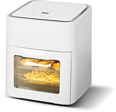 Friggitrice ad aria - Friggitrice senza olio touch screen da 12 litri/10,8 QT, macchina per patatine fritte, macchina tutto in uno con forno friggitrice ad aria con 12 menu preimpostati, tostapane a