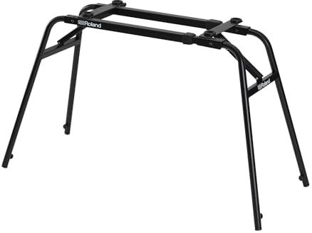 Stand per Tastiere Roland KS-13 | Versatile Stand in Stile Tavolo per Tastiere, Synth Leggeri e Stage Piano a 88 Tasti | Stabilità Assoluta