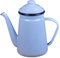 LOVIVER Tetera para estufa de café esmaltada, gruesa, Vintage, duradera, tetera de agua, tetera de café de 1,1 L para agua hirviendo de té al aire libre en, Azul
