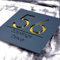 K Smart Sign | Bellissima S1 F31 | 180mm x 180mm | Acrylic 3d Laser Cut Contemporary house sign door number plaque address signs with Mirror and Marble Numbers (Matt Gray & Gold Mirror)