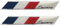Autocollants français, autocollants français 2PCS 3D National France Flag Carch Car Decs auto-adhésifs Metal Car Autocollants pour voitures Casque de moto 3,9x2 pouces 2, autocollants en métal