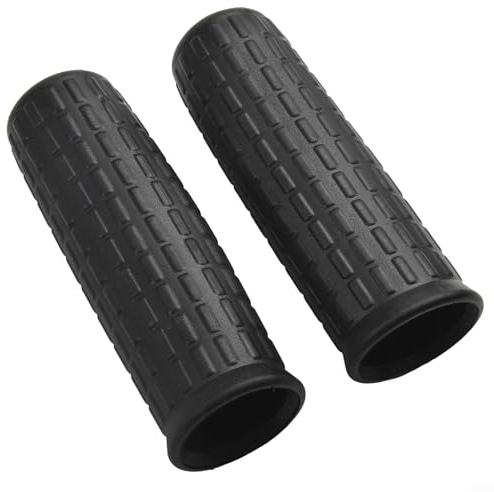 2 Stück Durchmesser rutschfeste Griffabdeckung, Schubkarren-Gummigriffe, runde Rohre, Universal-Ersatz-Lenkergriffe (122 x 32 mm), 574BO3A135ZCB8B81XO48