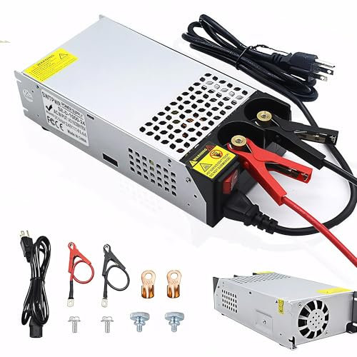 New Upgraded DIY SMPS 110V 230V AC to DC 24V 42A 1000W Power Supply Adapter,Converter Power Supply,DC 24V Voltage Transformer for Motor Pump CCTV 3D Printer Air Compressor Led (24V-42A-1000W, 24V)