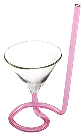 QXSJEDYCH Wine Glasses, Glass Spiral Cocktail Glass Sippy Cup Mugs