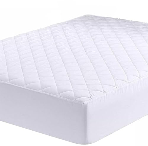 TT ThreadTrade Waterproof Mattress Protector, 4 Layer Of Protection, Non-Slip, Ultra-Soft, Quilted Filling, Breathable Hypoallergenic And Noiseless, Comfortable (Small double- 122x191cm)