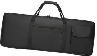 perfeclan Custodia per pianoforte elettrico, custodia per tastiera da 88 tasti con tasca imbottita, borsa per studio musicale, tour, concerti, M