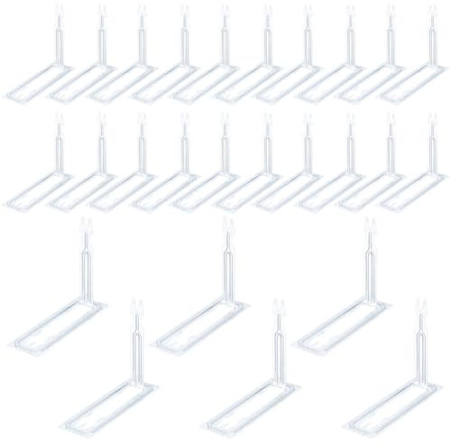 CREATCABIN 30 Mini Support Bobine Anti Moustiques Porte Encens Portable Métal Bois Santal Brûleur D'Encens Anti Moustiques Bobines Fer Supports Clips pour Maison Bureau Terrasse Camping 9x2.85cm