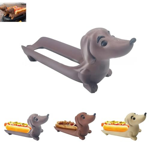 Bandeja para perros salchicha para perros calientes, divertido plato para servir salchicha, cuenco de dulces y plato de aperitivos, bonita decoración del hogar y regalo para los amantes de los perros