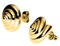 Purelei® Nautical Small Ohrstecker – Kleine Muschelspiral-Ohrringe aus Edelstahl in Gold, Silber oder Roségold – Maritimer Damen-Schmuck im zeitlosen Design – 14,7 mm, 9,15 g (Gold)