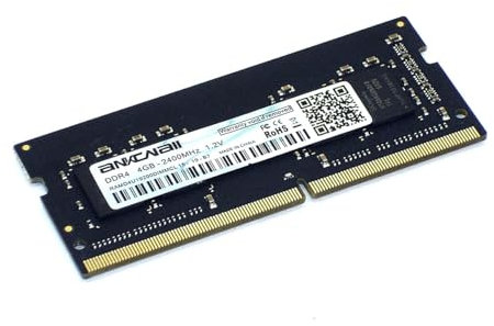 Memoria RAM DDR4 4GB 2400MHz SODIMM para Portátil – Chips Samsung/Hynix/Kingston – CL17 – 1.2V – Compatible con HP, DELL – Upgrade Económico