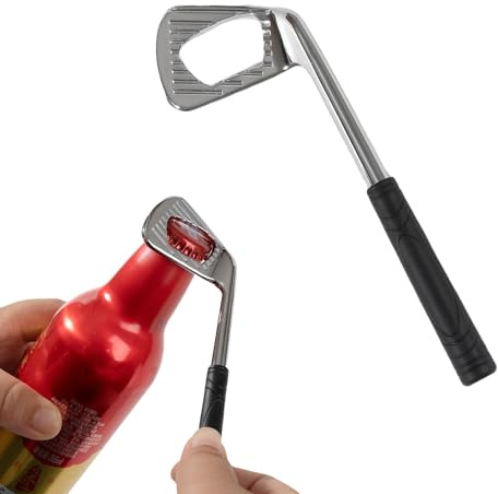 OIHCAZ Golf Club Personalised Bottle Opener, Handheld Novelty Beer Bottle Opener for Home Pub Outdoor Bar, Men DIY Gifts for The Golf Lover