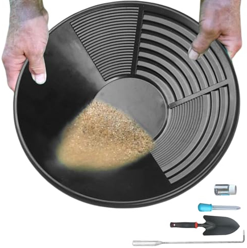 YNPQTDS Kit D'Orpaillage Pour Adultes,Outil De Tamisage Manuel | Trousse d'Orpaillage,Pour Les Débutants Et Les Enthousiastes, Pour Le Plein Air, La Rivière, Le Ruisseau, La Plage