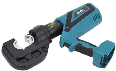 Oreilet Outil de Sertissage Hydraulique, Outil Sertissage Fil Pince à Sertir Câble Tuyau Batterie électrique 120KN Sertisseuse pour Extrémités Câbles en Aluminium en Cuivre, Bornes