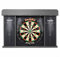Roleo Dart Cabinett Kabinett Arena für Dartboards inkl. Beleuchtung und 3 Satz Dartflys