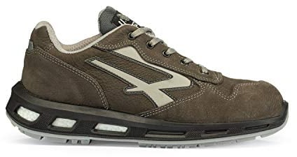 U-Power Red Lion Kick, Scarpe Antinfortunistiche Unisex, Scarpe da Ginnastica in Pelle Leggere, Flessibili, Antiperforazione, con Suola Infinergy, con Puntale in Alluminio (41)